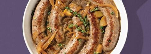 Skillet-Braised Beer Brats