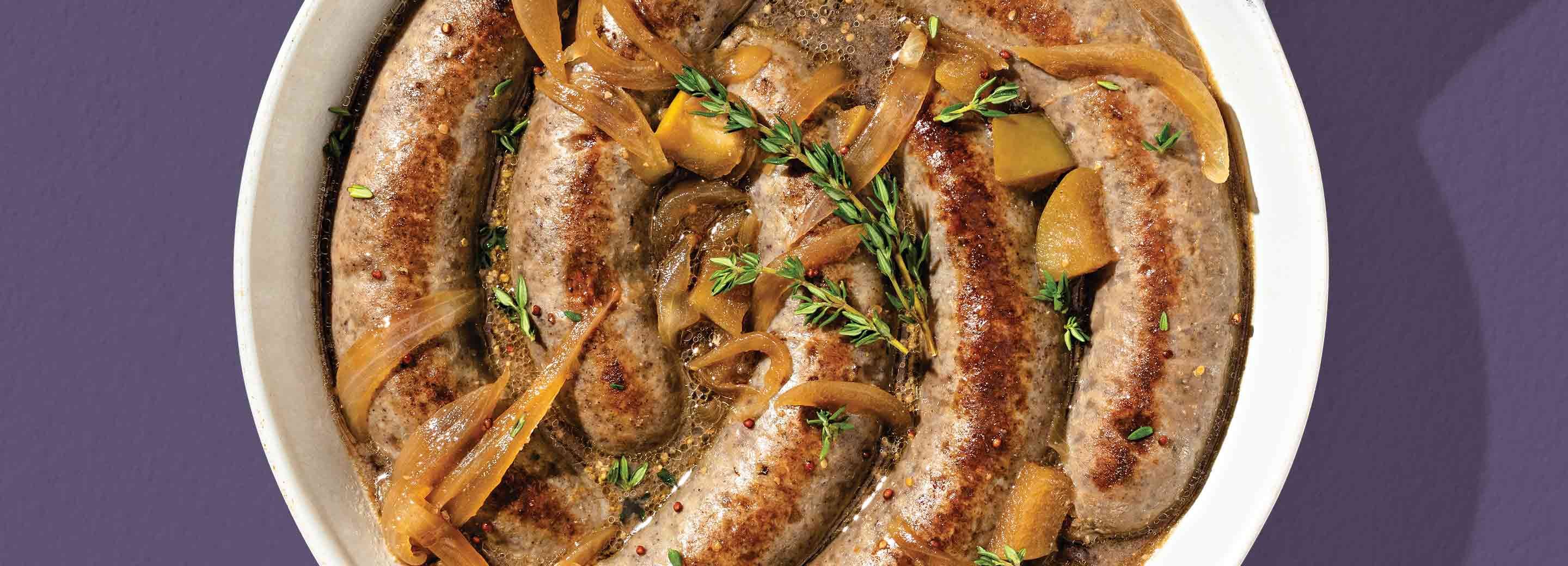 Skillet-Braised Beer Brats | Schnucks