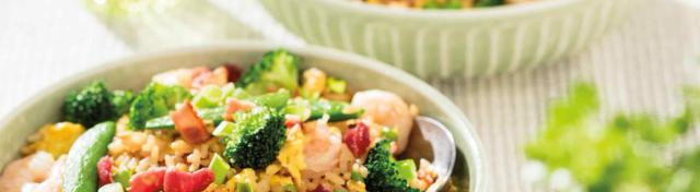 Fried Rice with Shrimp and Veggies