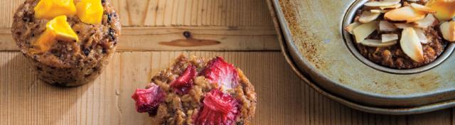 Mini Banana Oatmeal Muffins