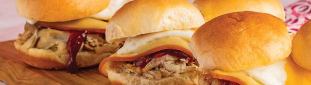 Leftover Turkey Breakfast Sliders