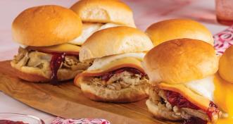 Leftover Turkey Breakfast Sliders
