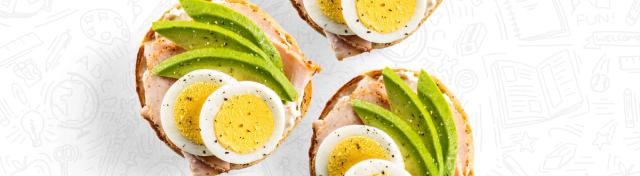 Power Up Bagel Sandwich