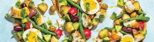 Niçoise Salad Flatbread
