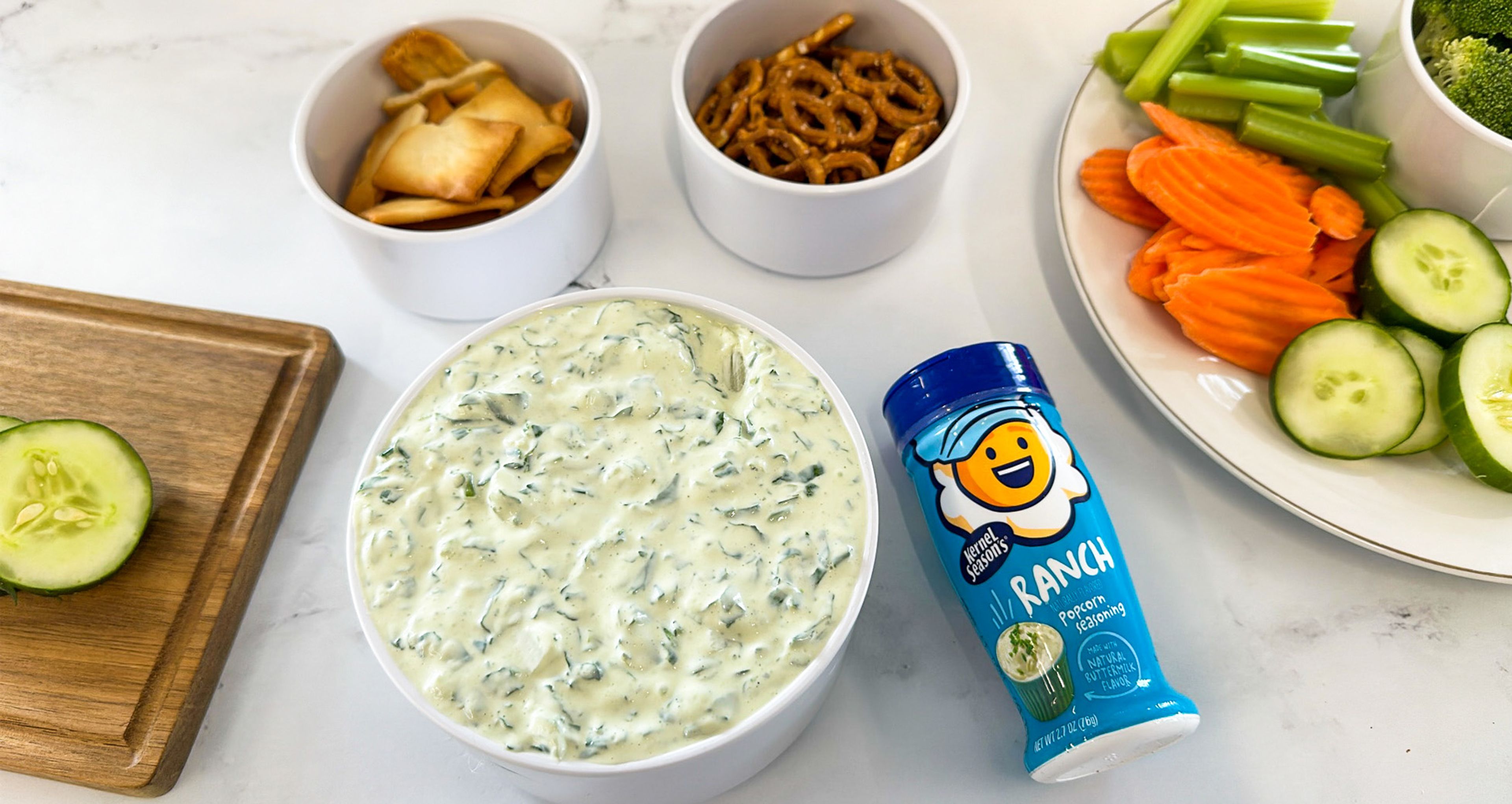 Kernel Season's Ranch Spinach Dip