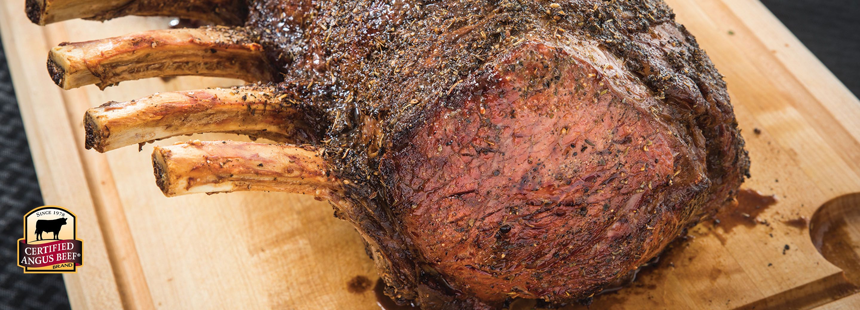Perfect Pepper and Herb-Crusted Prime Rib
