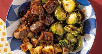 Asian Steak Bites With Potatoes