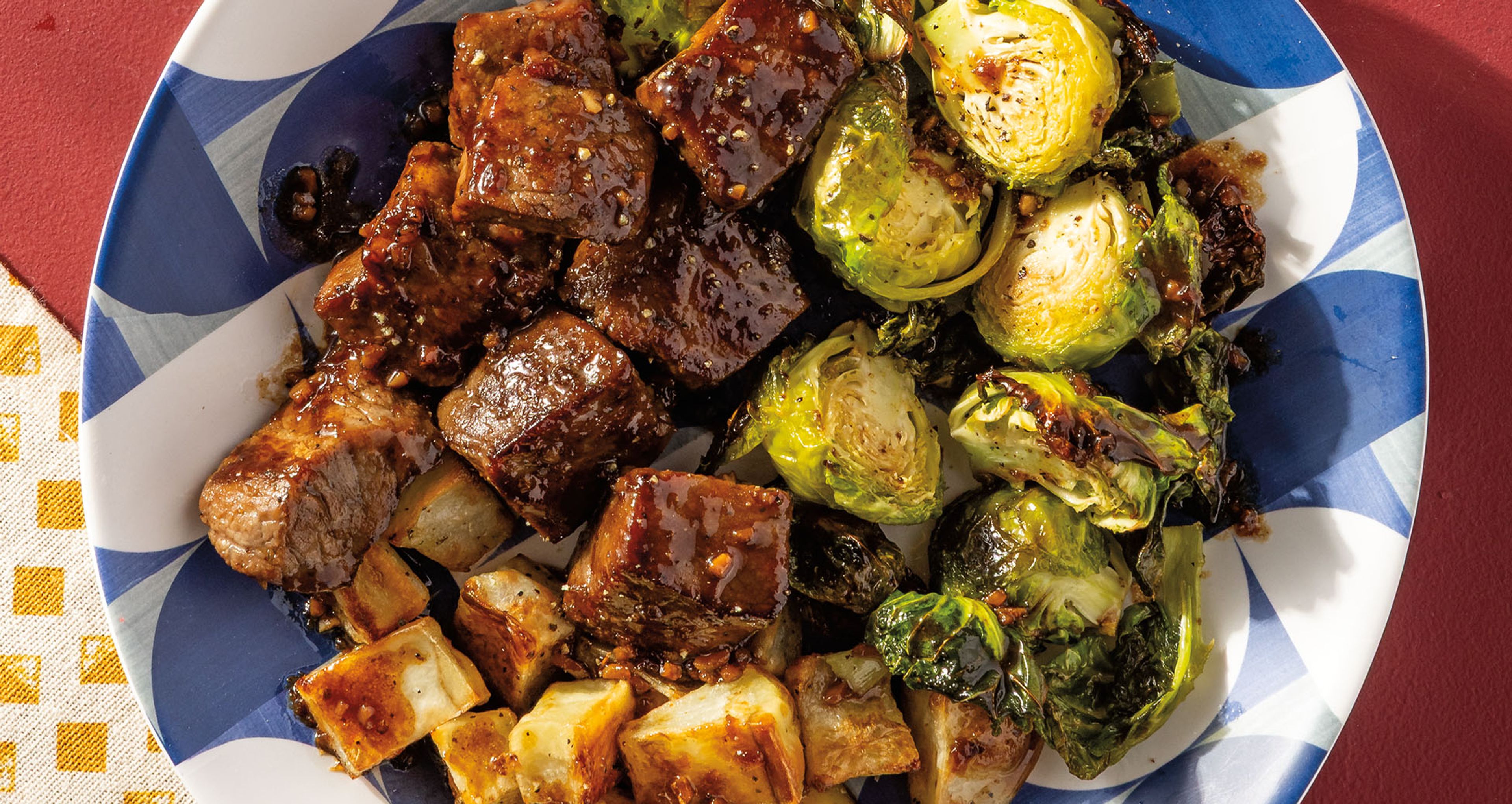 Asian Steak Bites With Potatoes