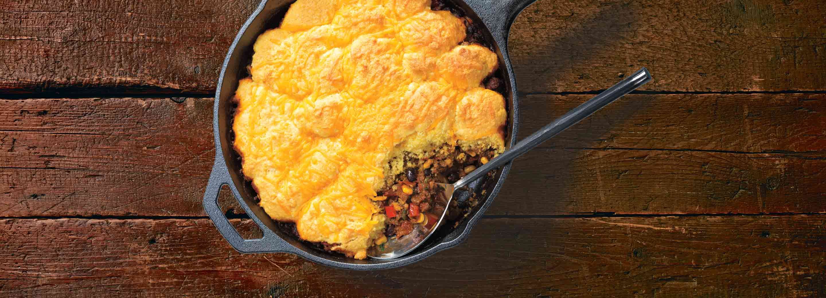 Chili-Cornbread Skillet