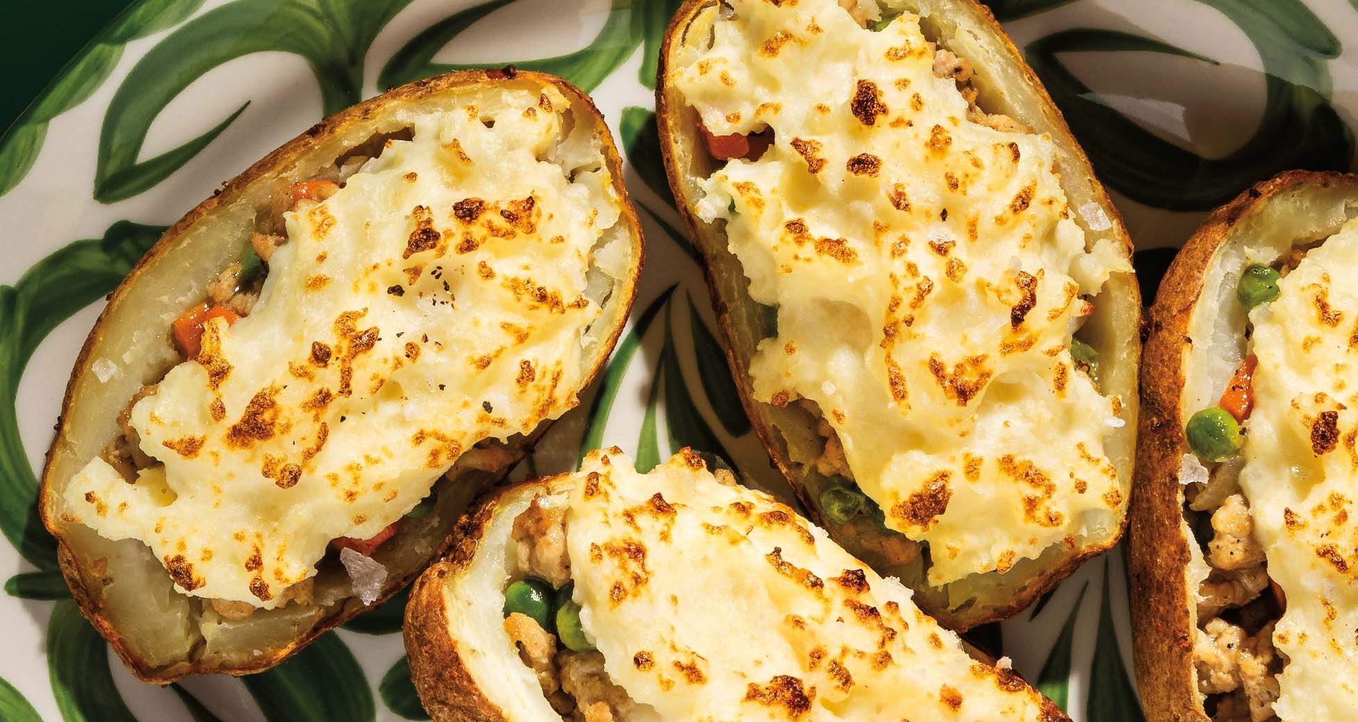 Shepherd's Pie Potato Skins