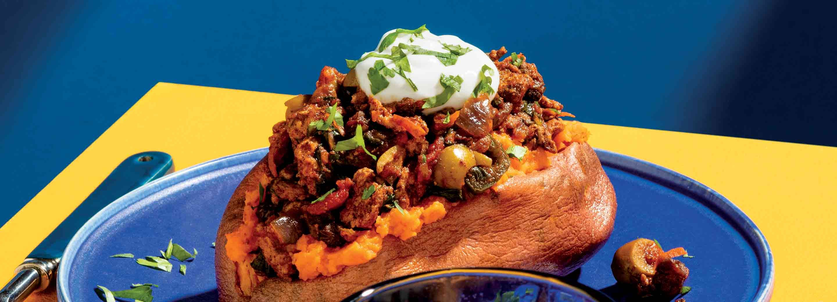 Picadillo Stuffed Sweet Potato | Schnucks