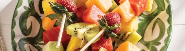 Rainbow Fruit Kabobs