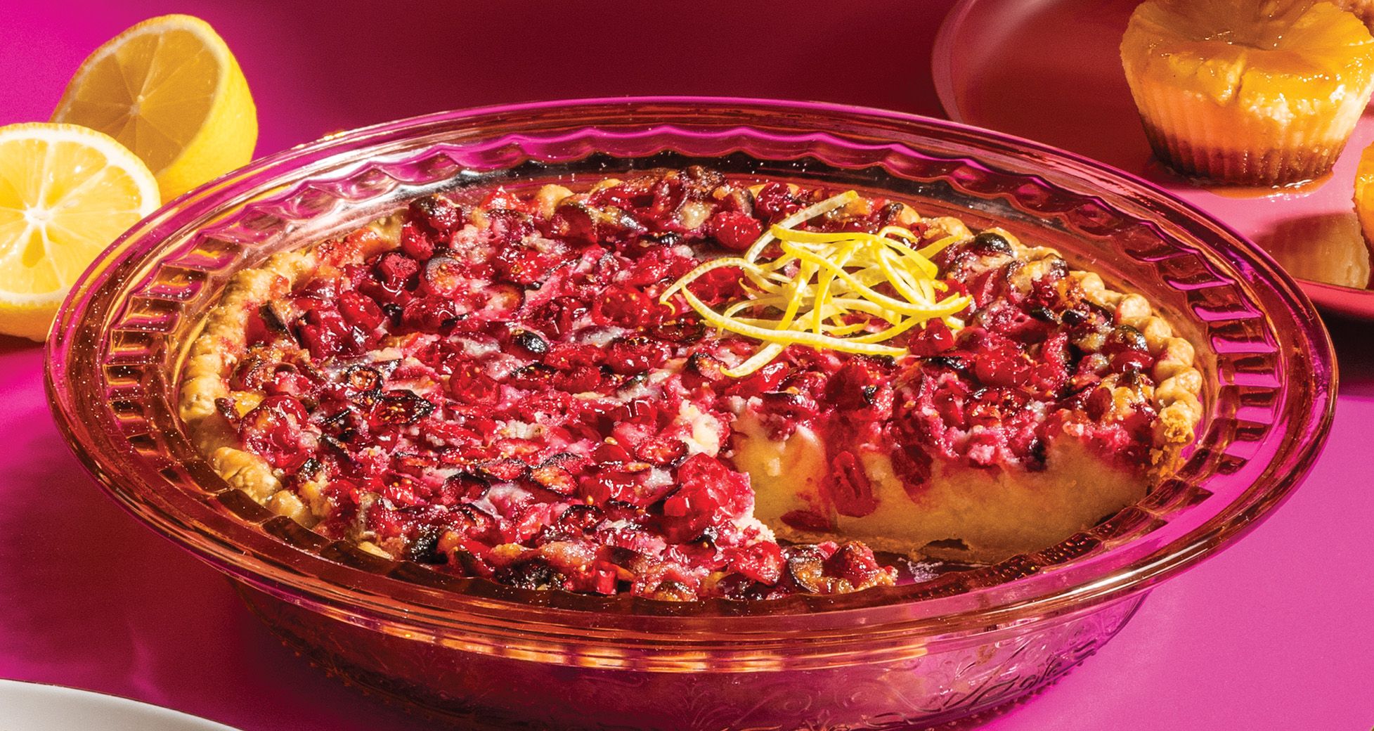 Lemon-Cranberry Chess Pie | Schnucks