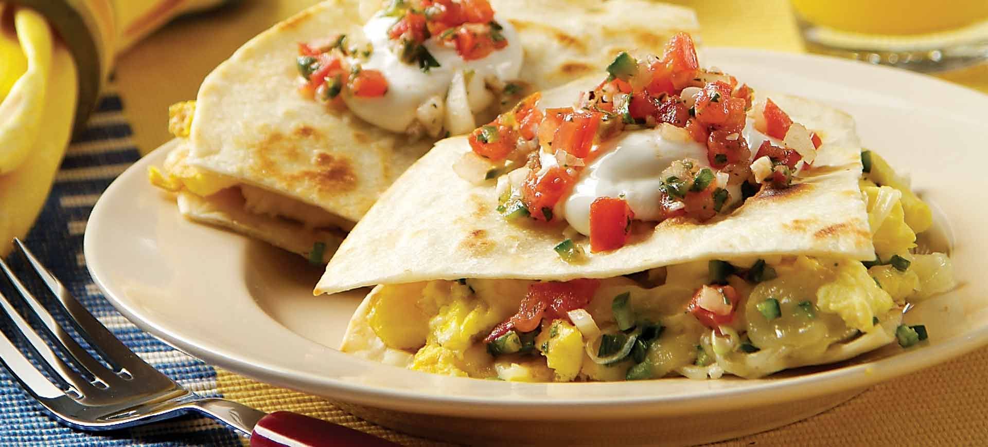 Southwest Breakfast Quesadillas