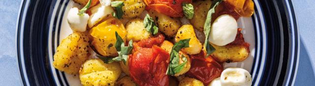 Sheet-Pan Caprese Gnocchi