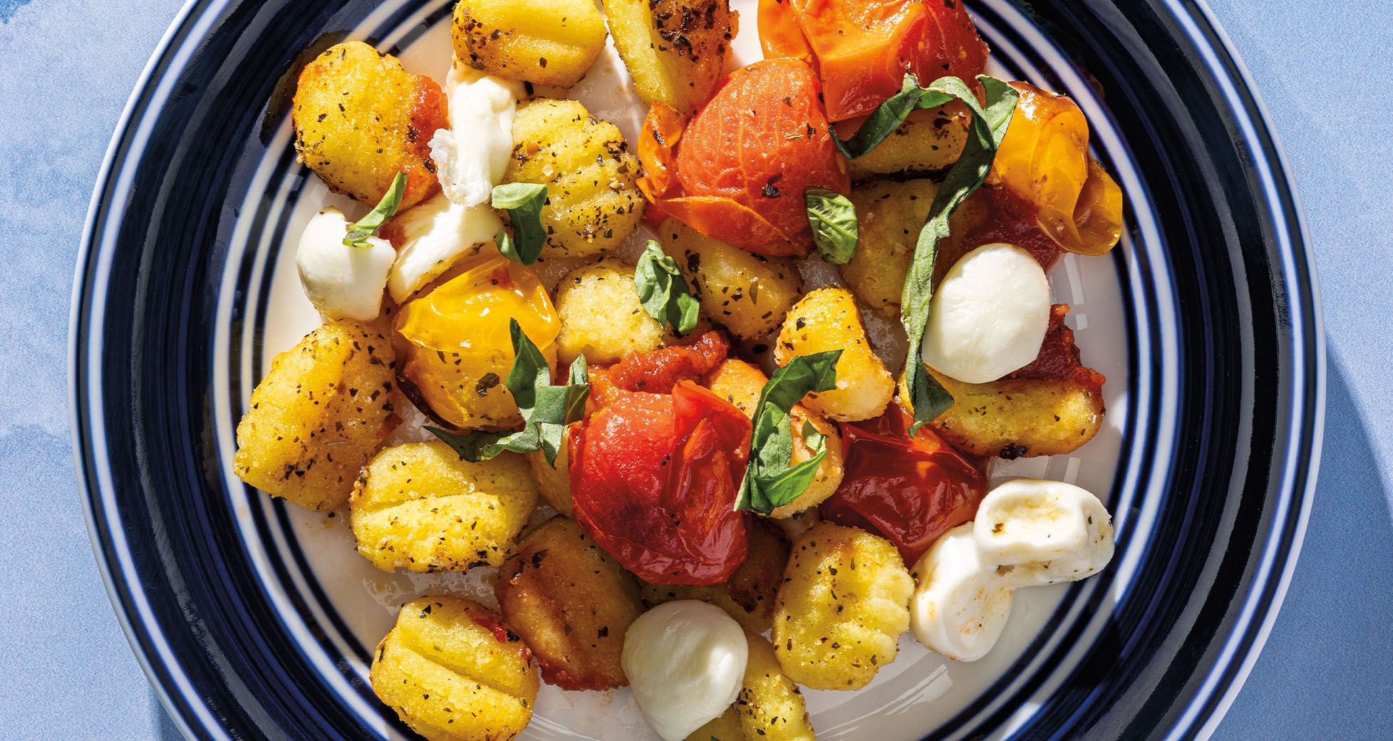 Sheet-Pan Caprese Gnocchi