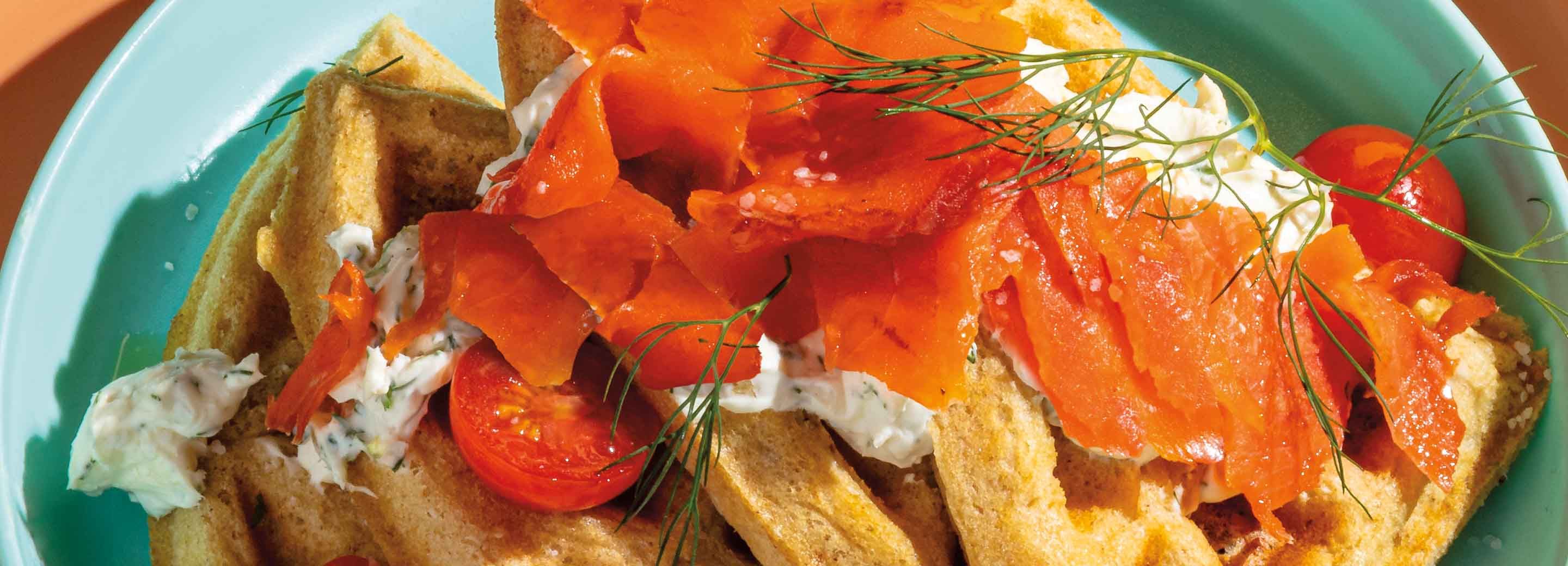 Lox + Cream Cheese Waffle | Schnucks