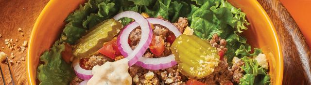 Simple Burger Bowl