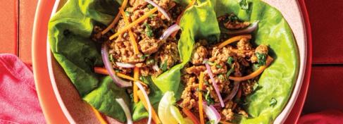 Thai Turkey Lettuce Wraps