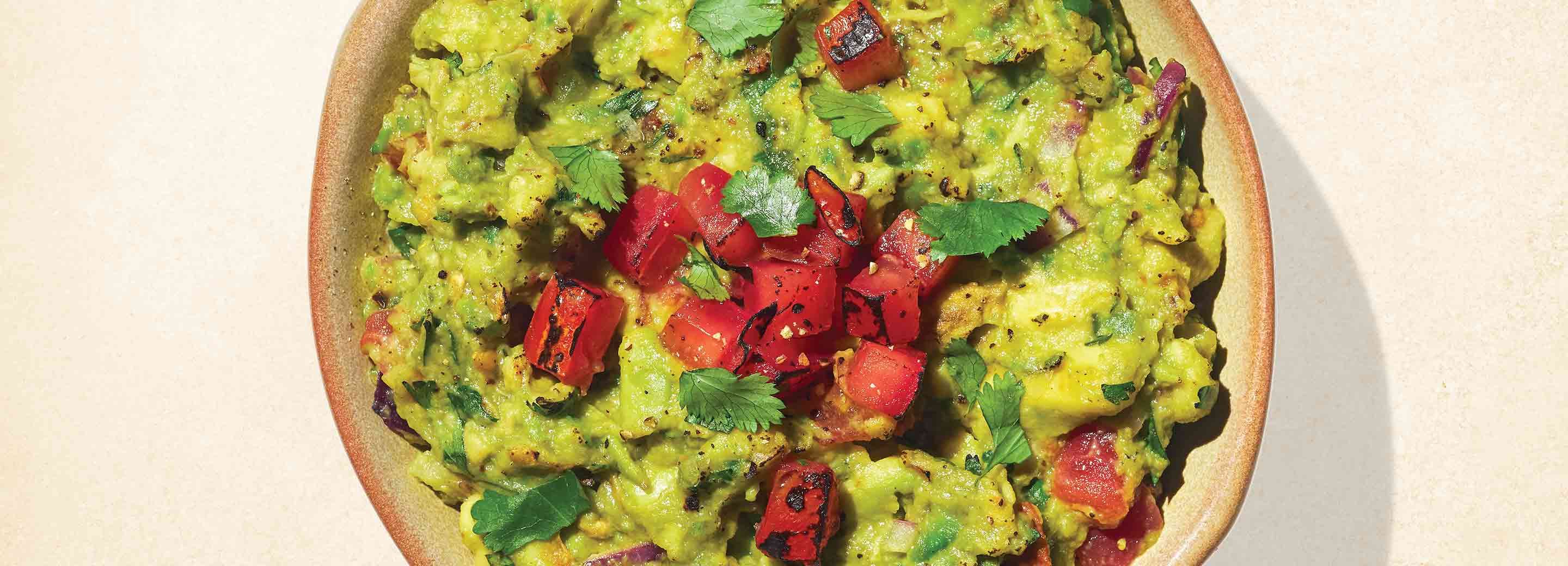 Quick Grilled Guacamole