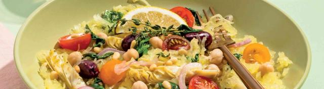 Mediterranean Spaghetti Squash