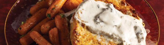 Honey-Dijon Pork Chops and Roasted Carrots