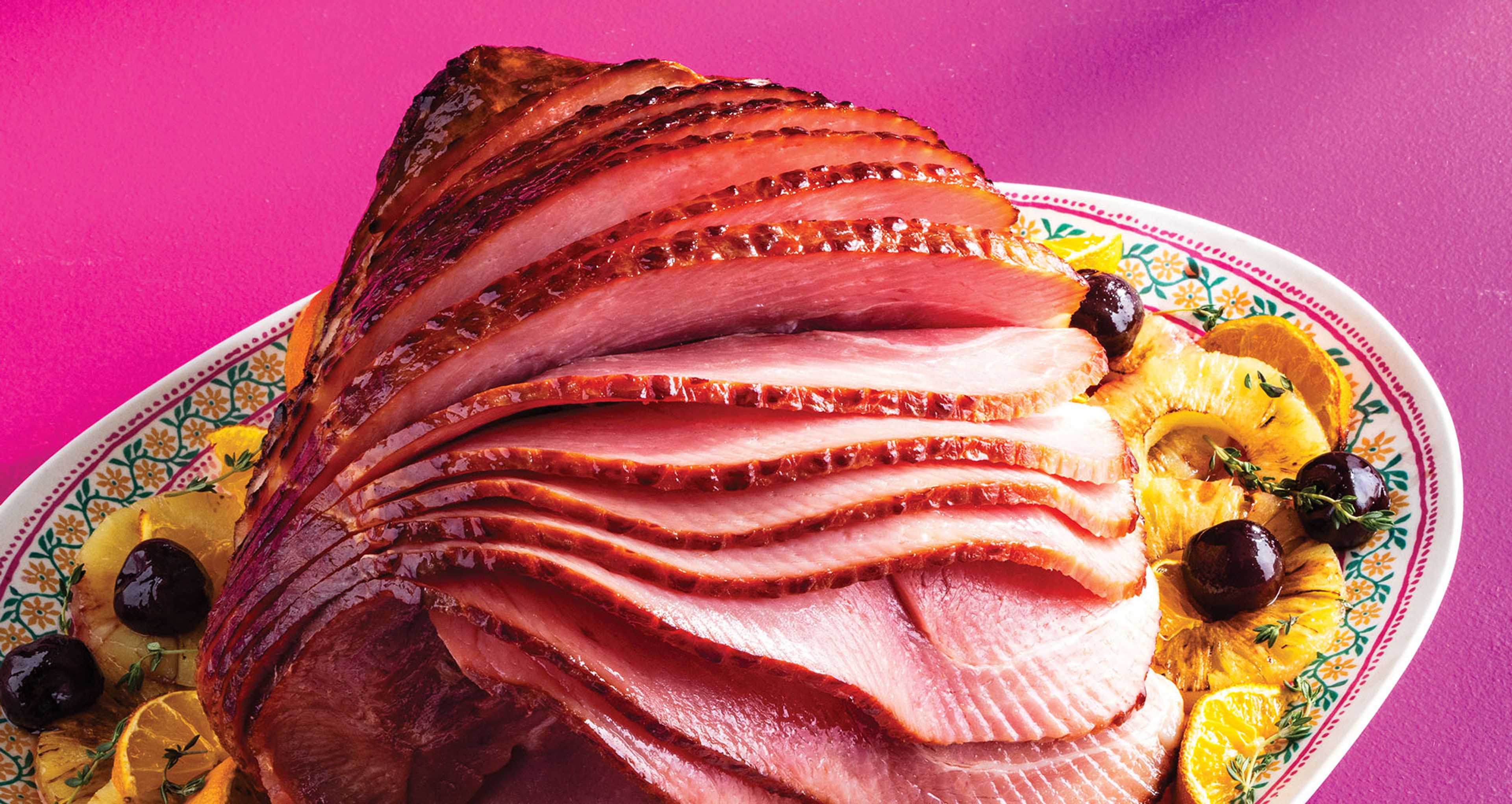 Cherry Citrus Slow-Cooker Ham