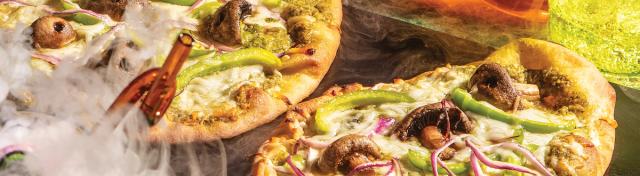 Spooky Mushroom Flatbread