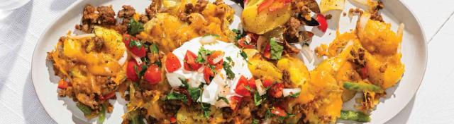 Smashed Potato Nachos