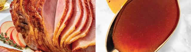 Glazed Spiral-Sliced Ham with Peach Glaze