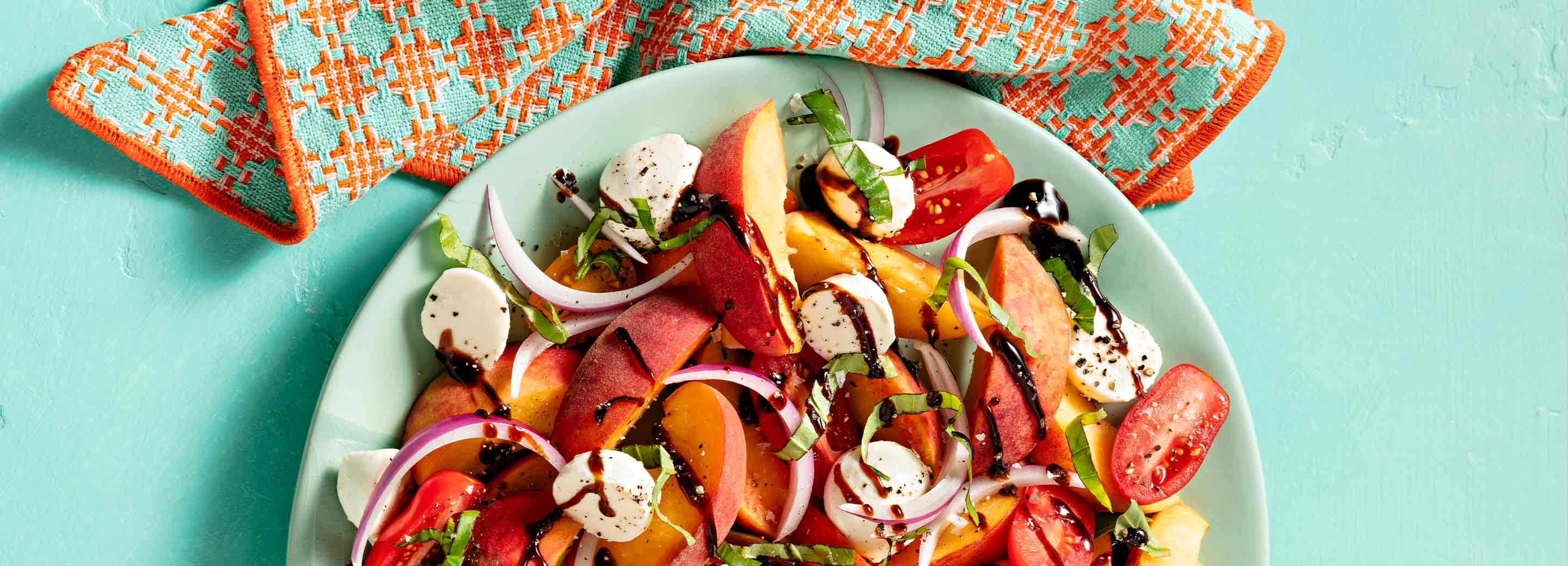 Peach Caprese Salad