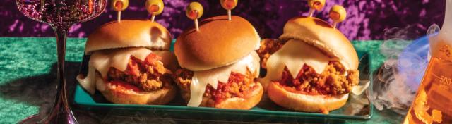 Chicken Mozzarella Monster Sliders