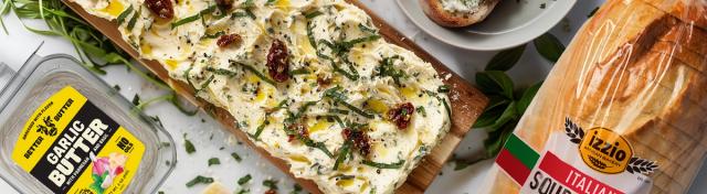 Italian Garlic & Herb Butter Board