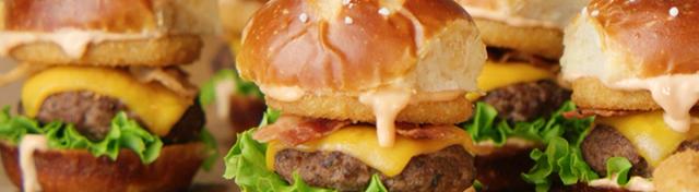 Western Bacon Cheeseburger Sliders