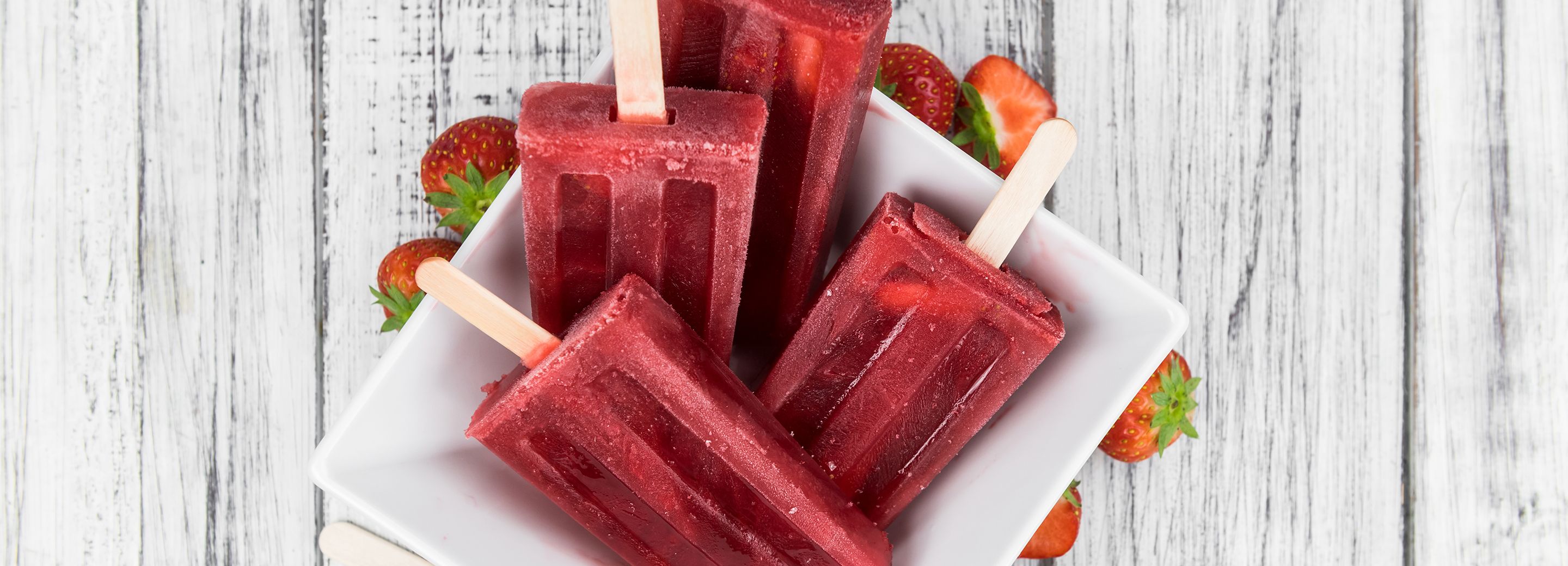 Strawberry-Coconut Ice Pops | Schnucks