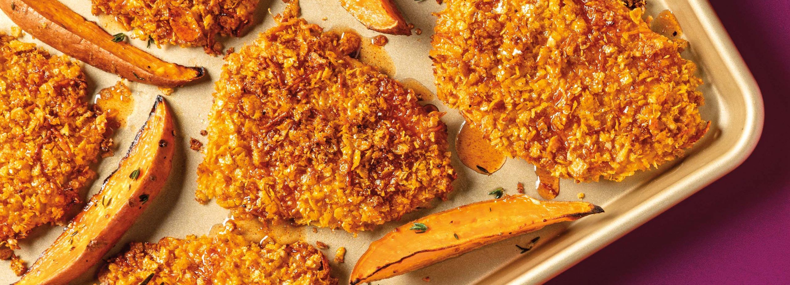 Hot Honey Chicken with Sweet Potatoes