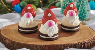 Oreo No Bake Cheesecake Gnomes