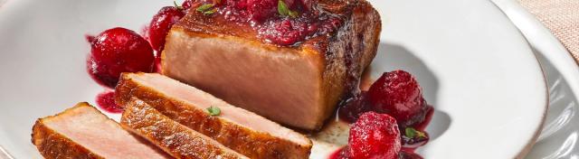 Sweet Cranberry Pork Chops