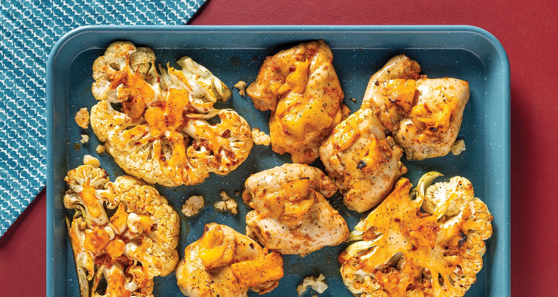 Mango Chutney Chicken With Cauliflower Steaks | Schnucks