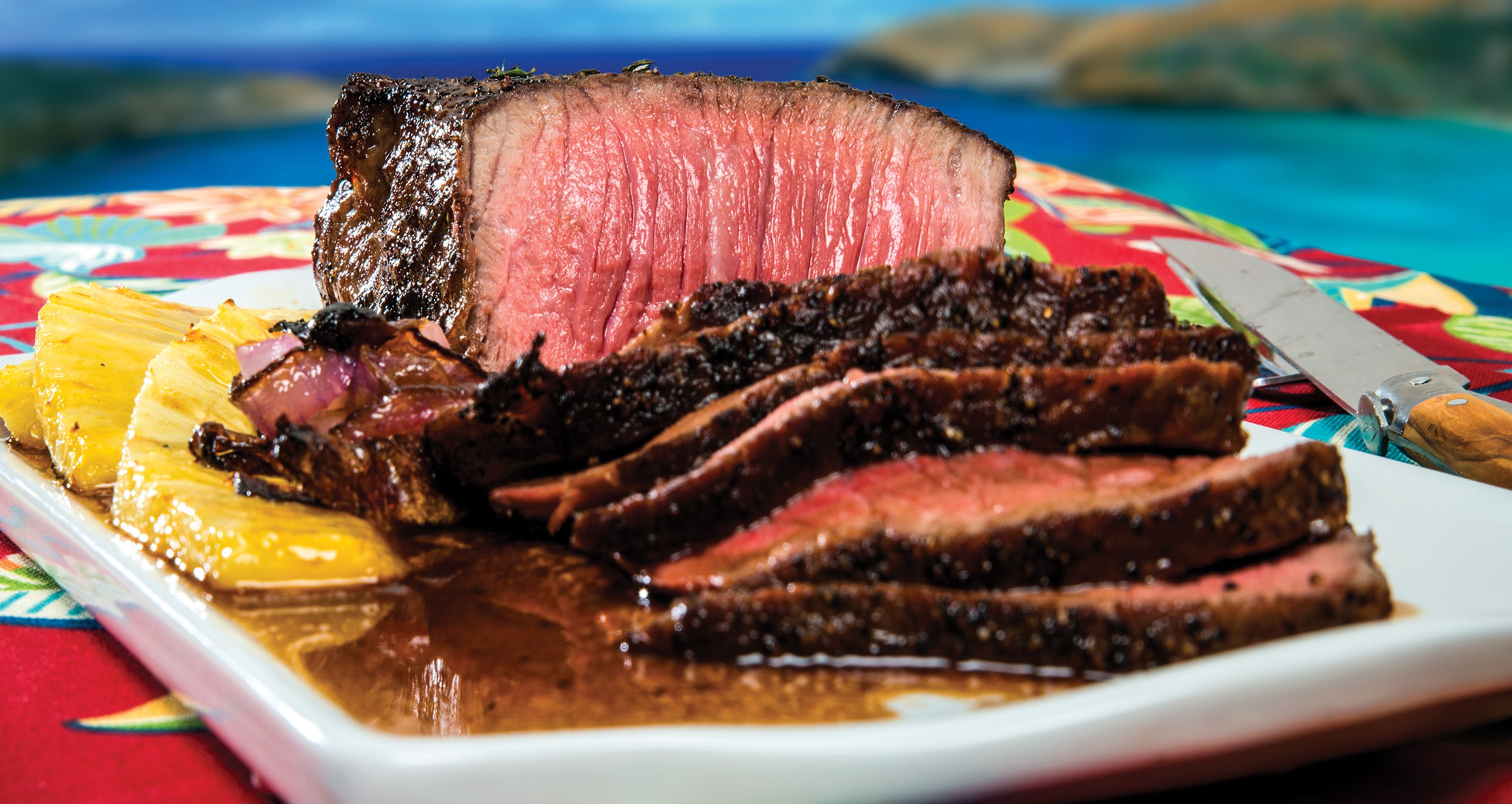 Pineapple Teriyaki London Broil