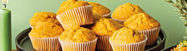 Rum Sweet Potato Cornbread Muffins
