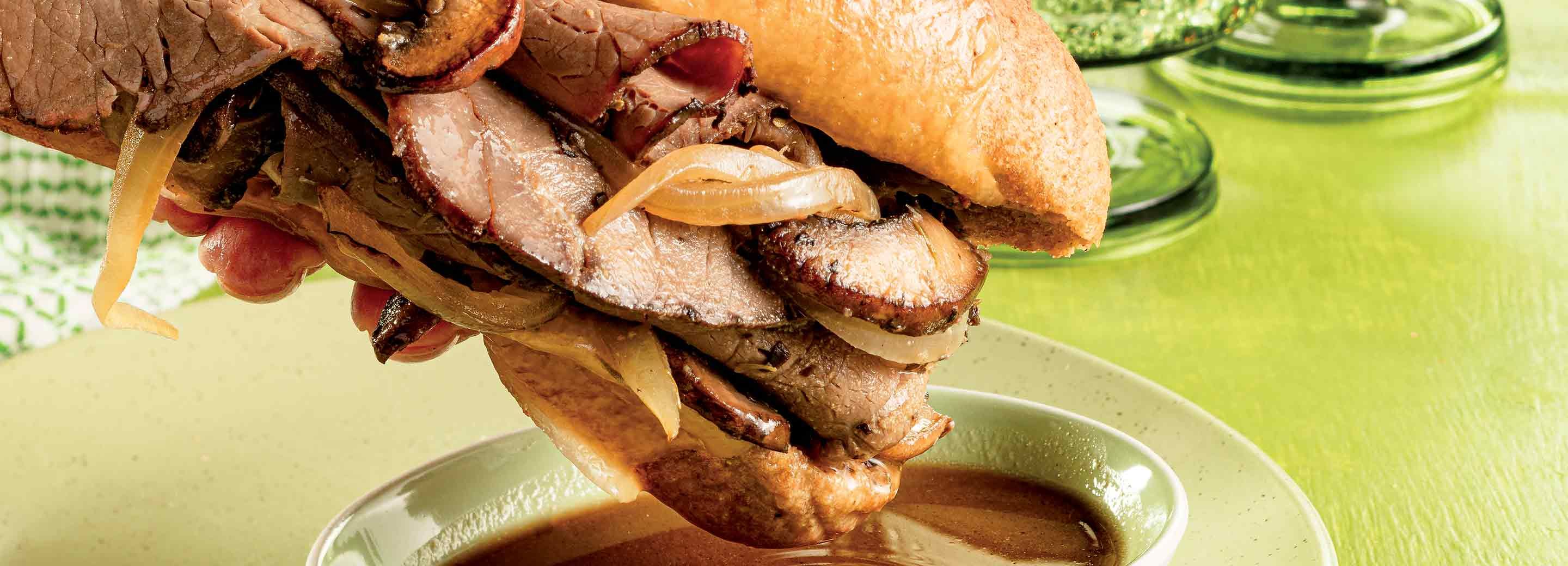 Beef and Mushroom French Dip | Schnucks