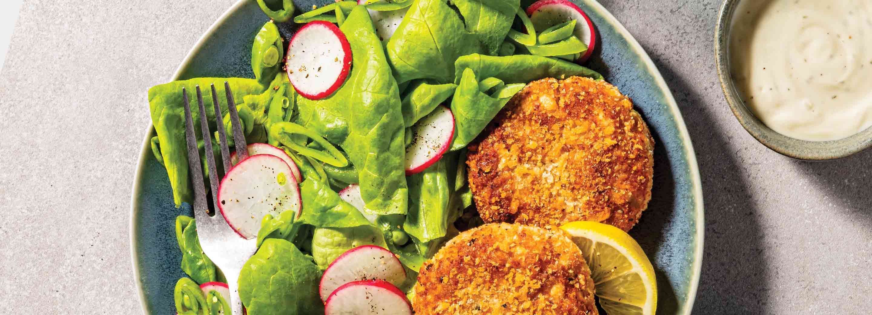 Fresh Salmon Cake Salad | Schnucks