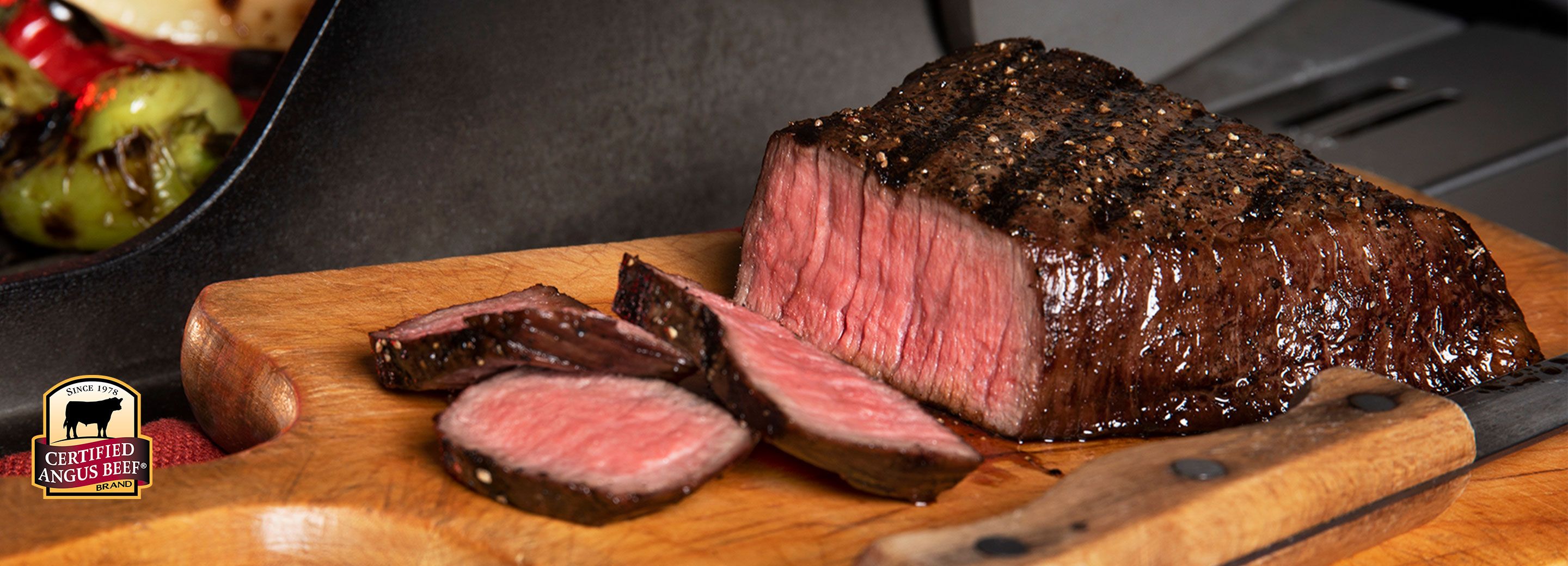 London Broil Steaks with Three-Pepper Marinade