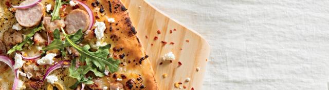 Bratwurst & Onion Pizza