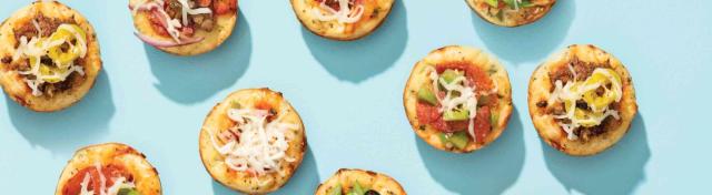 Meal-in-a-Muffin Pizza Bites