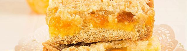 Peach Crumb Bars