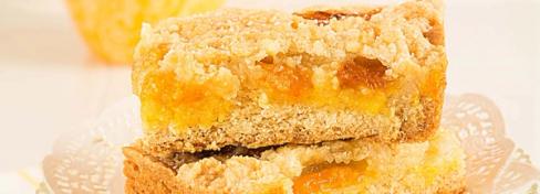 Peach Crumb Bars