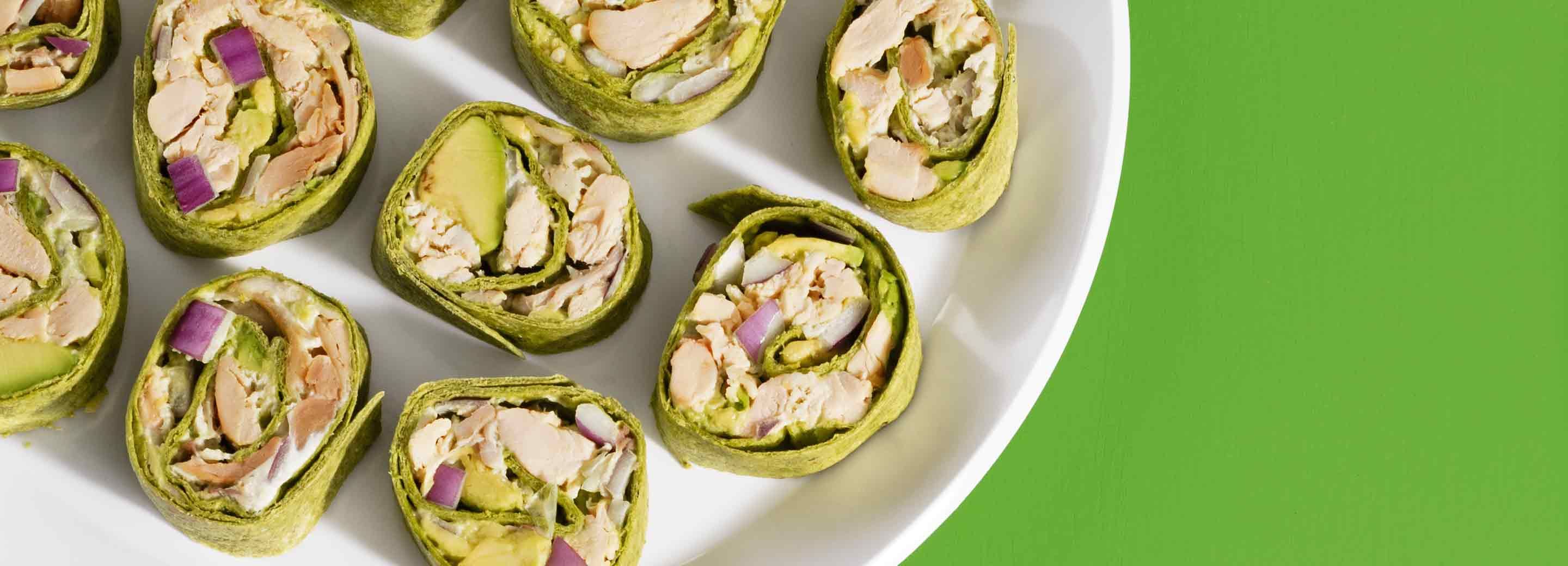 Avocado Chicken Roll-Ups