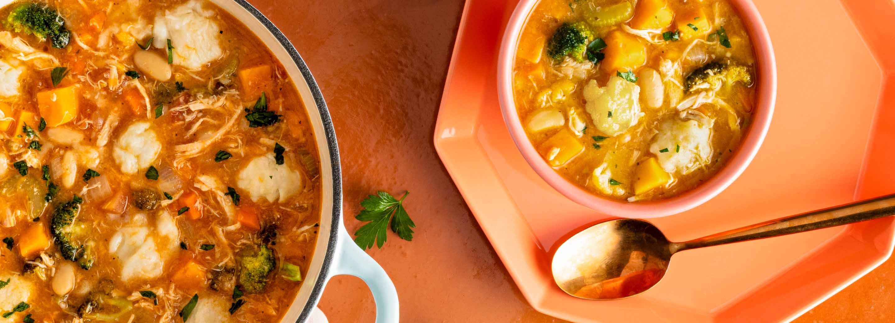 Chicken & Vegetable Soup with Dumplings | Schnucks